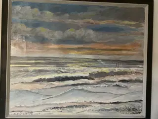 Maleri af vesterhavet