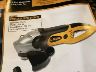 Vinkelsliber falke 2400 w