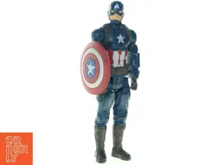 Captain America actionfigur med skjold (str. 30 x 11 cm)