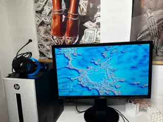 HP Gaming computer sæt(PC, skærm og mere)