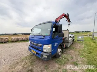 Lastbil / Autotransport Fuso Canter 9c18amt4x2 Fassi F40 kran