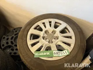 Dæk på alufælge Michelin Primacy - 4 stk