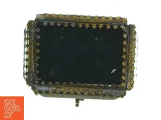 Smykkeskrin antikt fra Frankrig (str. 9x7x 4,5 cm)