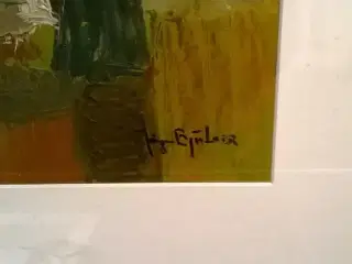 Olie maleri  af   Jørgen Bjulver