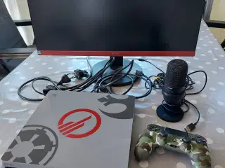 Playstation 4 og skærm