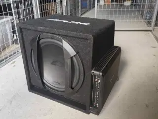 Alpine 12 tommer Subwoofer og 1200w forstærker