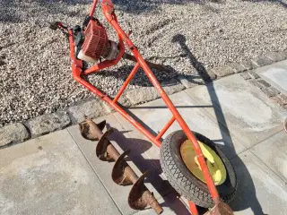 Pæle bor med benzinmotor 