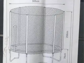 Trampolin sælges 