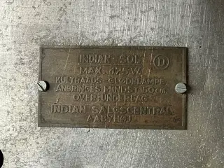 Fed retro India Sol metal loftslampe