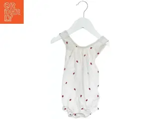 Hvid baby sommersæt med mariehøne print fra H&M (str. 62)
