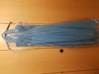 Flot blå galla kjole