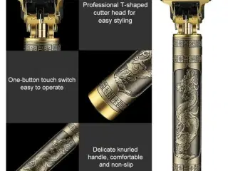 2 stk. Golden Barber Trimmer til skæg og overskæg