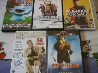 Forskellige DVD film