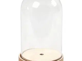 Klokke på træfod, H: 18 cm, diam. 11 cm, 1 pk.
