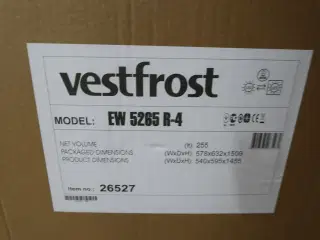 Køleskab VESTFROST EW 5265 R-4