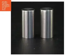 Salt- og pebersæt i metal (str. 6,5 cm)