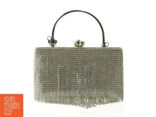 Aften clutch taske med rhinsten (str. 20x14 cm)