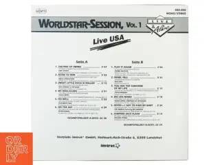 Lp plade worldstar session vol 1 fra Imtrat (str. 31 x 31 cm)