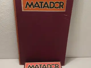 Komplet matadorspil fra før 1948 m. metalbiler