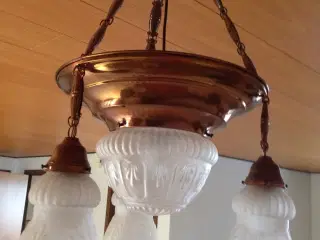 Loftslampe kobber