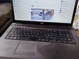 fin 17 tommer acer bærbar pc 