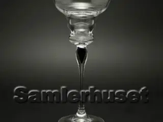 Blå Saphir Lysestage 190 mm.