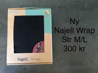 Ny Najell Wrap i sort str M/L