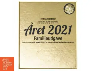 Året 2021 Familieudgave brætspil fra 1Play