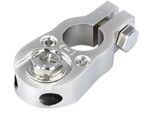 ACV batteri minus pol 2x10mm2 sølv