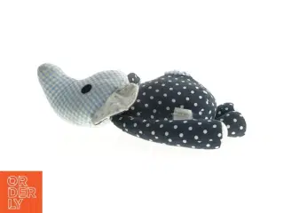 Tern- og prikket bamse elefant fra Franck Fischer (str. 31 cm)