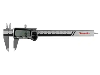 Digital Skydelære 0-150x0,01 mm med brøkfunktion og kæbelængde 40 mm