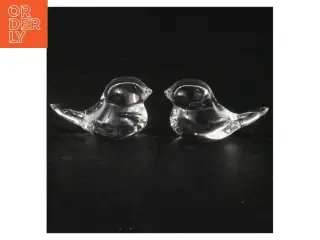 Glasfigurer af fugle (str. 5 cm)