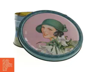 Vintage dekorativ kagedåse (str. Ø. 20 cm)