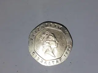 20 Pence Gibraltar 1990
