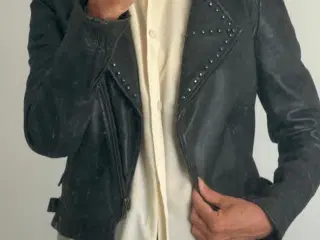 Læder jakke str. 36