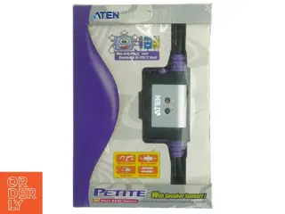 ATEN 2-Port KVM Switch fra Petite (str. 23,5 x 16 cm)