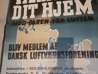 Dansk Luftværnsforening hverveplakat