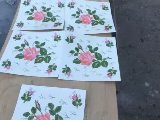 15x15 blomsterbilleder til at lime på 15x 15 flise