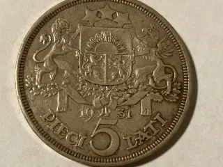 5 Lati 1931 Latvia