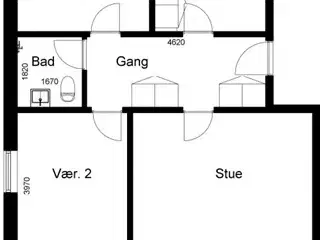3 værelses lejlighed på 83 m2, Skive, Viborg