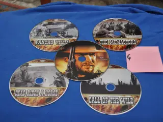 U T R OL I G T  10 stk. western film + 50 cd
