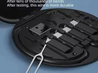 2 stk. Mobiltilbehørs-opladningssæt 6-i-1 – 60W – USB-C/Micro/USB
