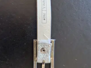 Sølvbælte / glimmer bælte 75 cm