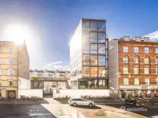 Kontor i miniskyskraber på Nørrebro