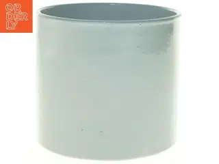 Hvid keramik urtepotteskjuler (str. 15 x 16 cm)