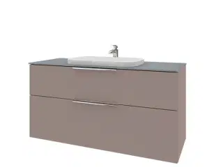 Soft taupe vaskeskab 100 cm STRØMBERG