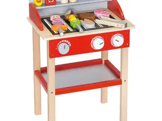 VIGA Trægrill til Rolleleg med Madvarer - 39x60 cm