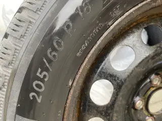 Michelin Alpin 6  205/60/16 vinterdæk 4 stk med st