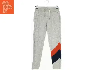 Grå sweatpants med farvede detaljer fra Tommy Hilfiger (str. 140)