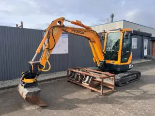 HYUNDAI R35Z-9A - 3.750 kg. / Engcorn rotortilt, skovlbur og skovlpakke